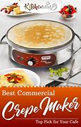 Image result for Best Commercial Crepe Makers