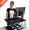 Image result for adjustable sit stand desk