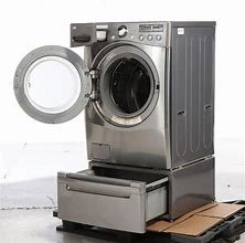 Image result for front load washing machine stand