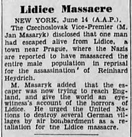 Image result for Lidice Massacre