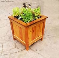 Image result for Wood Planter Box Plans