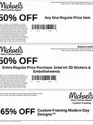 Image result for Michaels Online Coupon