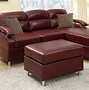 Image result for Burgundy Leather Sectional Sofa