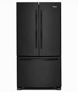 Image result for French Door Black Refrigerator