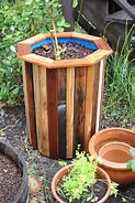 Image result for Recycled Wood Planters