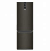 Image result for Black Stainless Steel Refrigerator Bottom Freezer