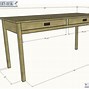 Image result for Simple Desk Plans Free