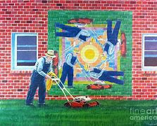 Image result for Lawnmower Man Art