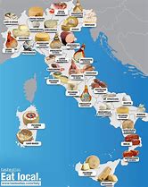 Image result for Food Map of Italy