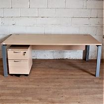Image result for Contemporary Oak Office Desk