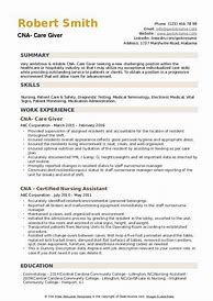 Image result for Free Examples of CNA Resumes
