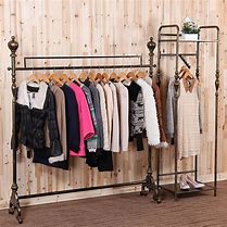 Image result for Hanging Clothes Rack for Boutique