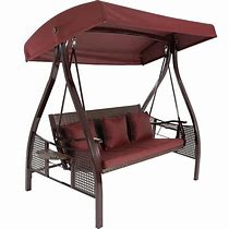 Image result for Lowe's Patio Swings with Canopy