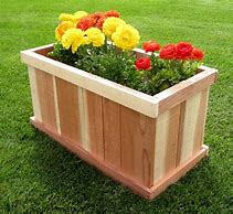 Image result for Outdoor Wooden Flower Boxes