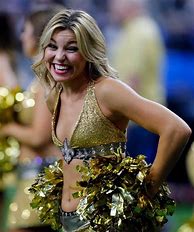 Image result for New Orleans Saints Cheerleader Outfit