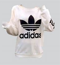 Image result for White Sweater Adidas Pants and Top