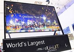 Image result for what is the biggest tvs?