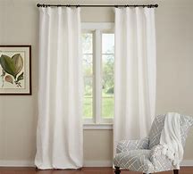 Image result for Pottery Barn Linen Drapes with Leaf Tabs