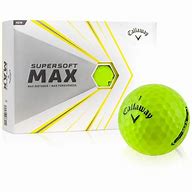 Image result for Callaway 2021 Supersoft MAX Gloss White Golf Balls