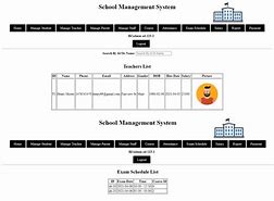 Image result for School Management System Project in PHP