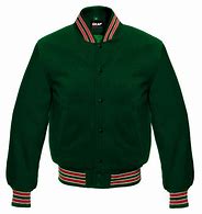 Image result for Black Red and Green Varsity Jacket