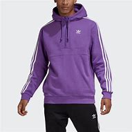 Image result for Grey Adidas Hoodie Red Stripes Outlet