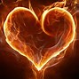 Image result for Blue Fire Heart Wallpaper