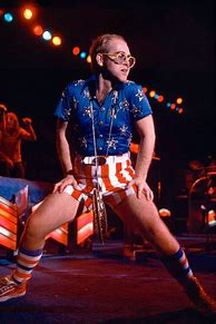 Image result for Elton John Early Day Outfits