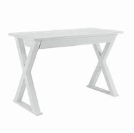 Image result for White Computer Desk with Glass Top