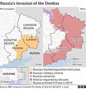 Image result for Ukraine Map Before Russian Invasion