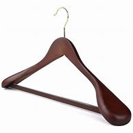 Image result for walnut wooden clothes hanger