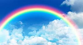 Image result for Sparkly Rainbow Sky with Clouds
