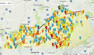 Image result for Kentucky Tornado Map