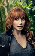 Image result for Bryce Dallas Howard Jurassic World Scene with Dinosaurs