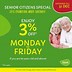 Image result for Pic of Senior Citizen Discount