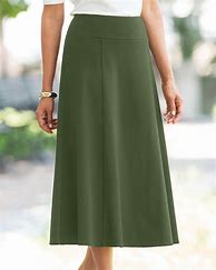 Image result for Appleseed's Women's Everyday Knit Long Skirt, Light Grey Heather L Misses, Appleseed's