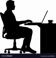 Image result for Man Sitting at Desk