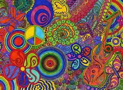 Image result for 60s Psychedelic Art Flowers