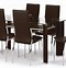 Image result for Glass Dining Table 6 Chairs