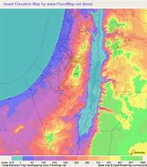Image result for Topographical Map of Israel Today