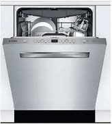 Image result for SHP865ZD5N 24%22 500 Series Built In Pocket Handle Dishwasher With 16 Place Settings 5 Wash Cycles 5 Options 3rd Rack Sounds Level 44 Dba 24%2F7 Aquastop Leak Protection Infolight Autoair Option Flexspace Tines Precisionwash Easyglide Rack System