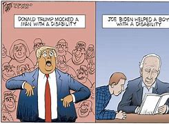 Image result for Trump V Biden Cartoon