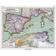 Image result for Spain and North Africa Map