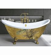 Image result for Gold Bathtub