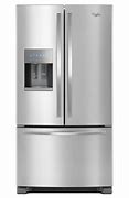 Image result for Whirlpool - 19.4 Cu. Ft. 4-Door French Door Counter-Depth Refrigerator With Flexible Organization Spaces - Fingerprint Resistant Stainless Finish