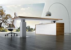 Image result for Sit-Stand Executive Desk Modern