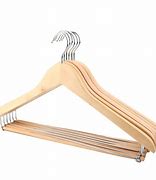 Image result for Wooden Suit Hangers with Locking Bar