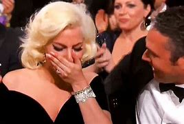 Image result for Lady Gaga Oscar Crying