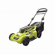 Image result for Ryobi Cordless Lawn Mower Home Depot