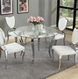 Image result for Round Glass Dining Table Design